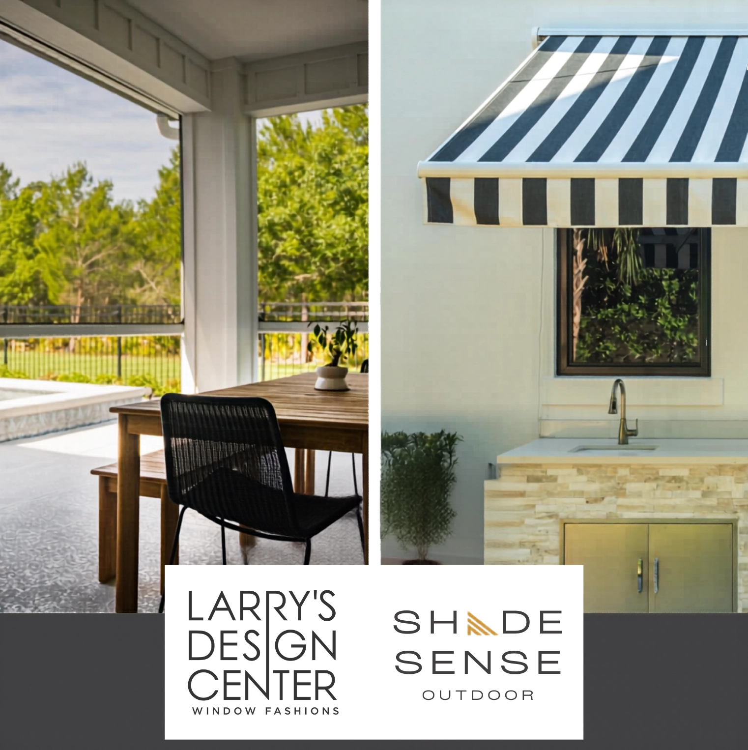 Shade Sense Outdoor Retractable Awnings and Motorized Screens