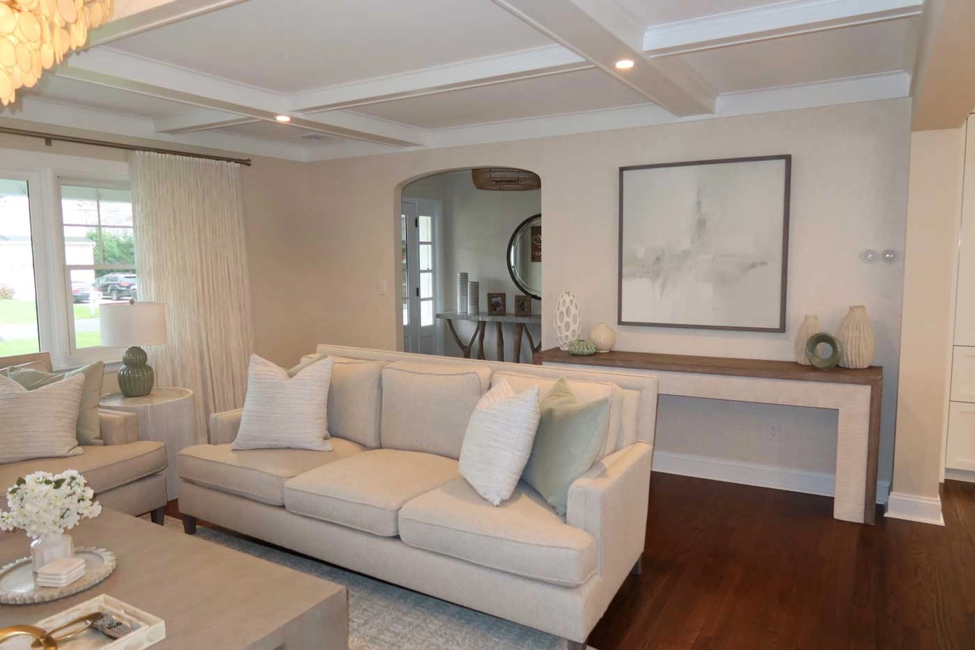 Living room interior design by JM Windows