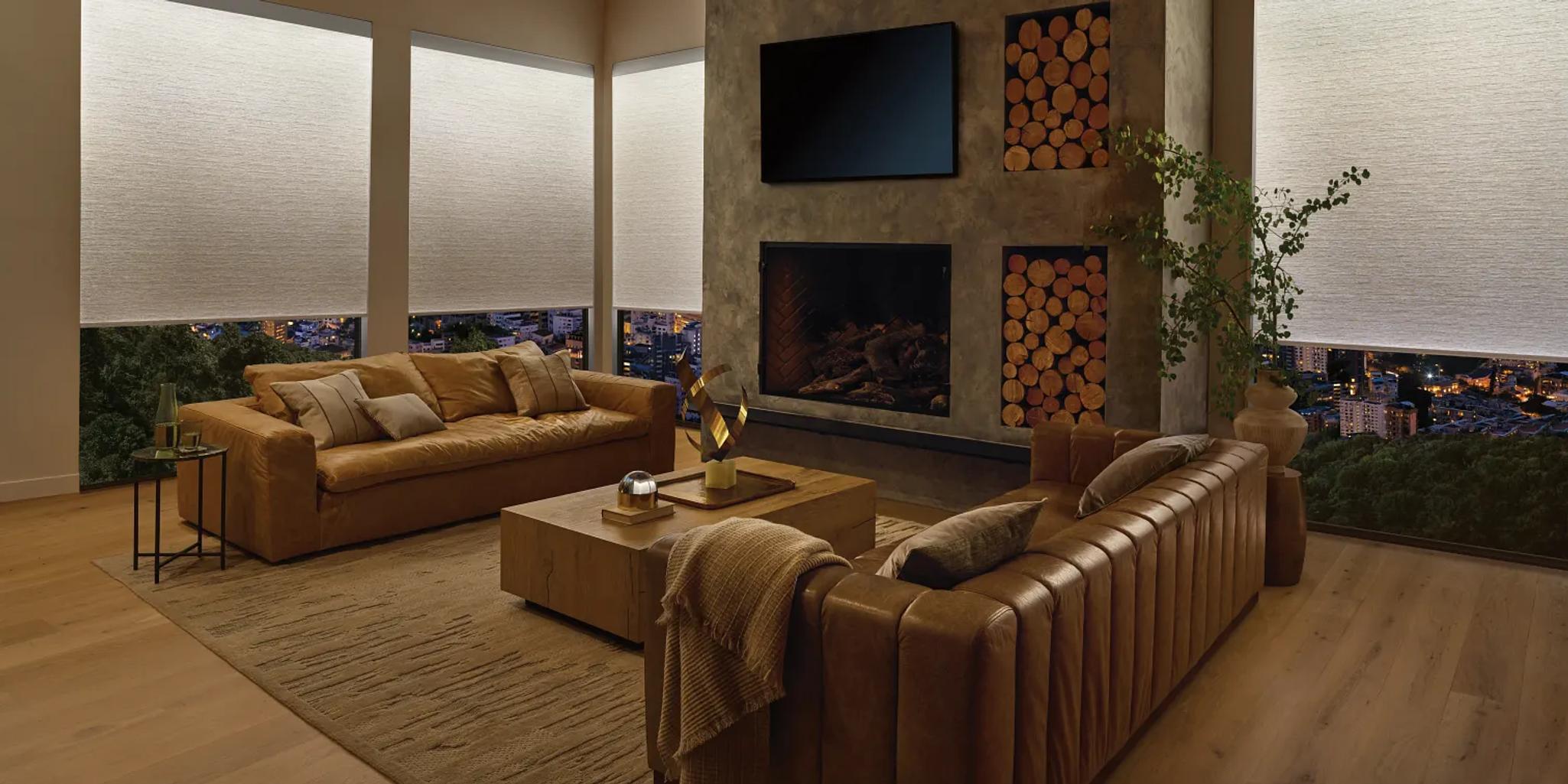 Stores illuminés Aura de Hunter Douglas