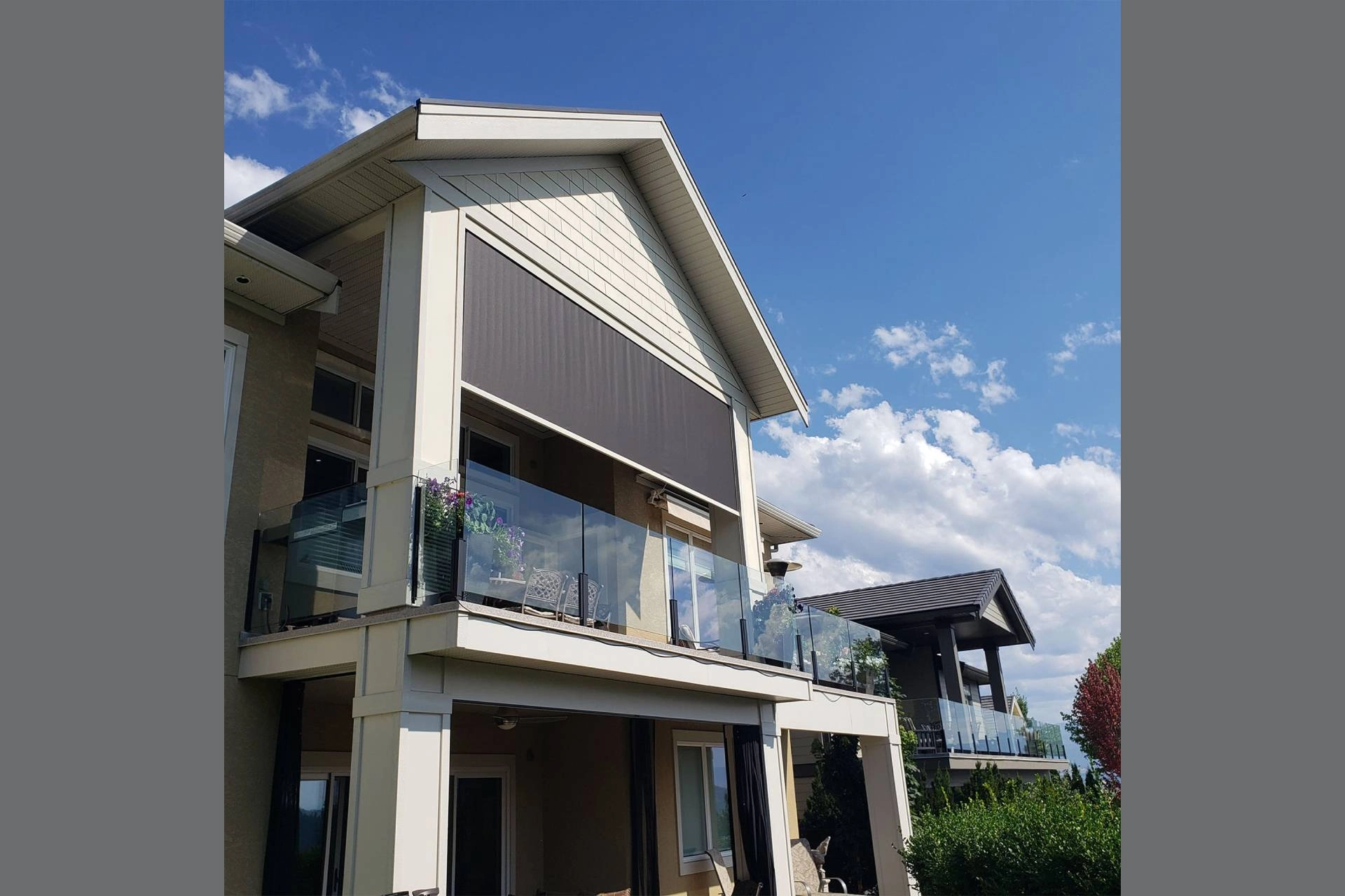 Motorized screen shade on a porch from Phantom® Screens near Arvada, Colorado (CO)