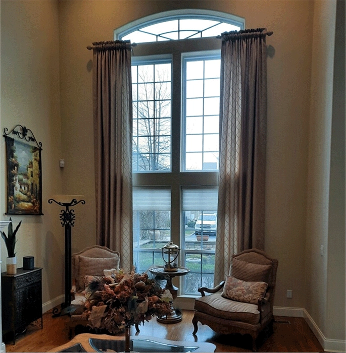 Drapery job by JM Windows