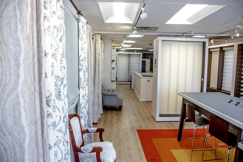 Larry's Design Center showroom.