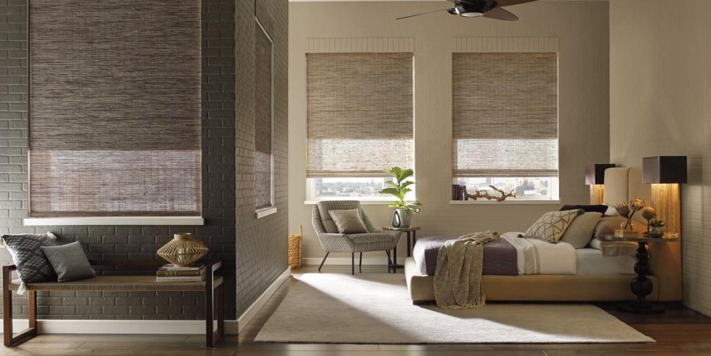 Hunter Douglas Provenance Woven Wood Shades bamboo