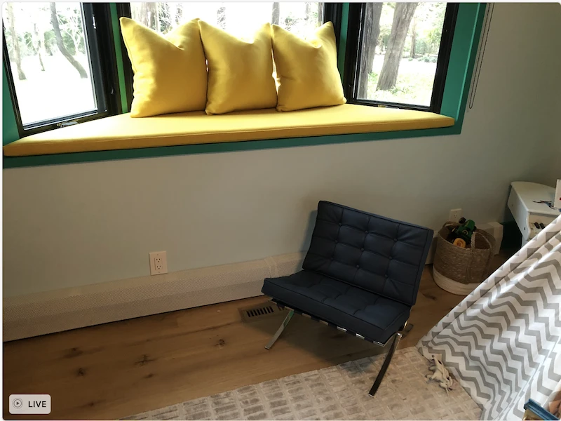 Window Bench Upholstery Job