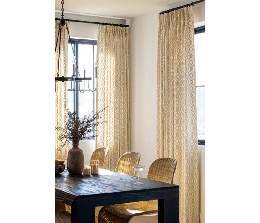 Image of window with drapery.