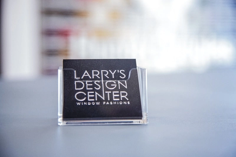 Larry's Design Center showroom.