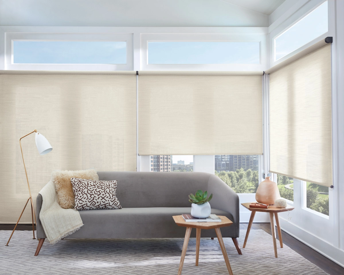 Hunter Douglas Alustra® Woven Textures® Roller Shades in Peoria, IL