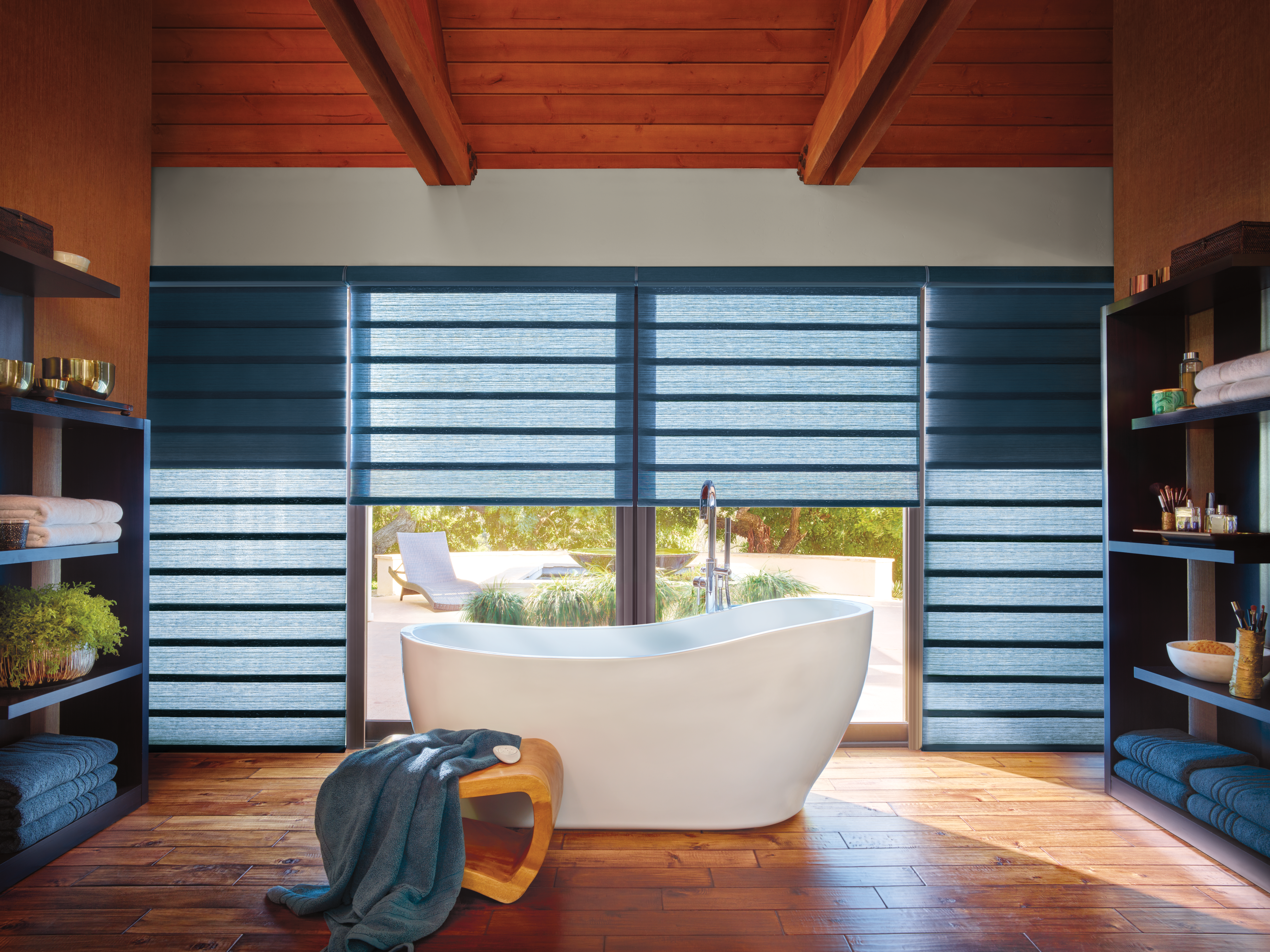 Vignette® Modern Roman Shades with Duolite®