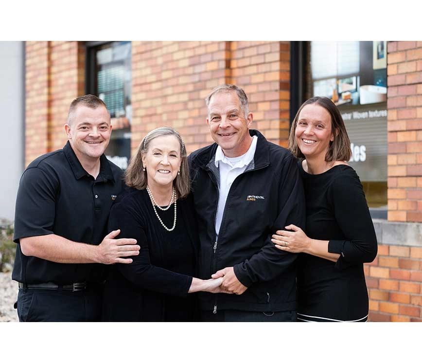 The Continental Blinds owners.