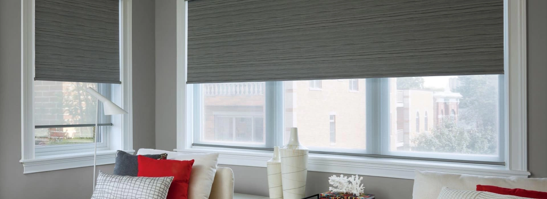 Custom Living Room Window Treatments for Homes Near Irvine, Los Angeles (LA), that offer custom designs and privacy.