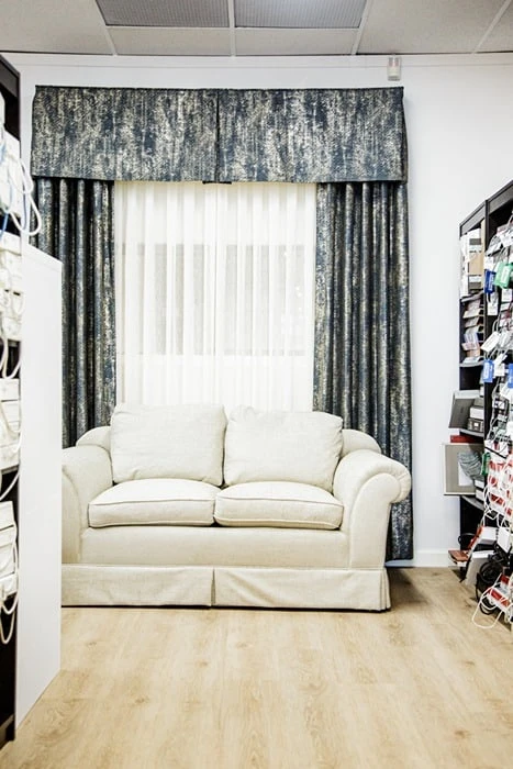 Larry's Design Center showroom.