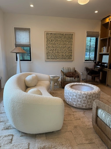 Round Custom Ottoman