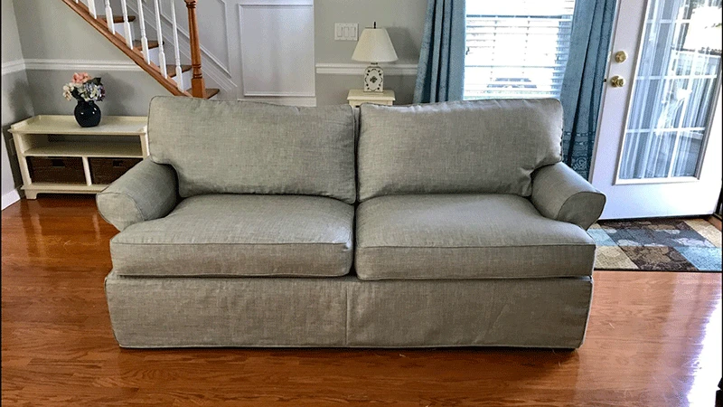 Slipcover upholstery job