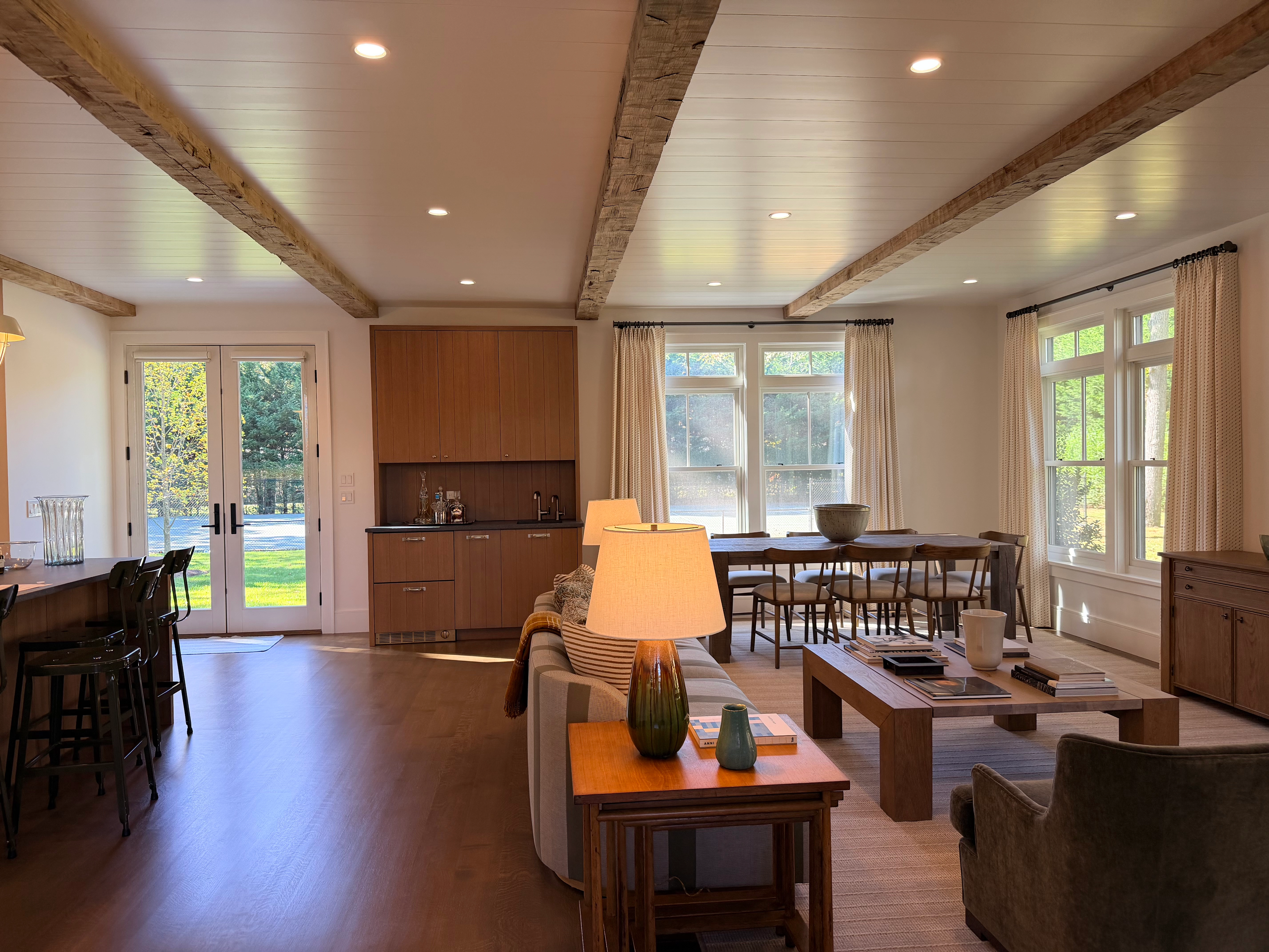 Drapery by JM Windows.