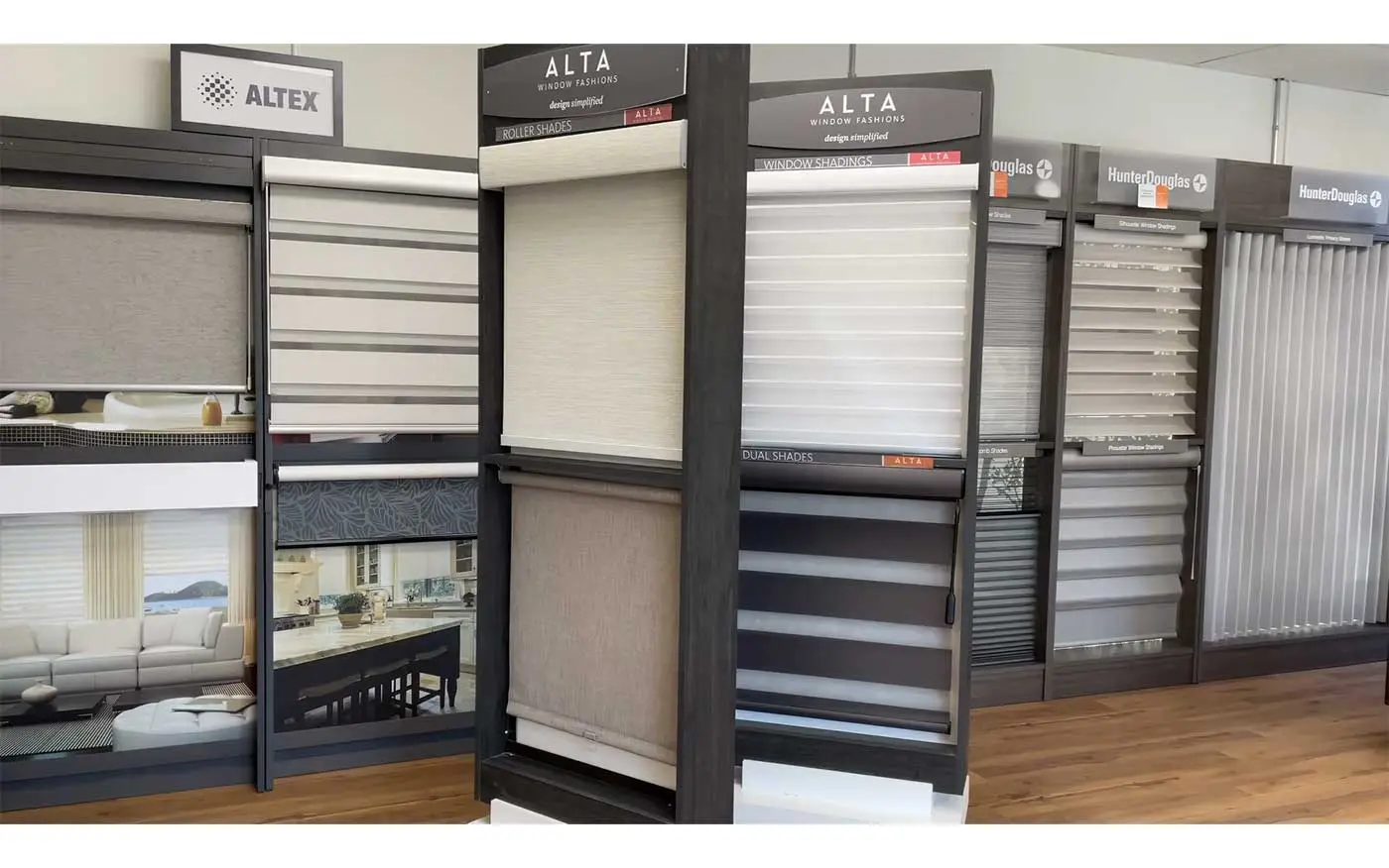 Preston Blinds showroom.