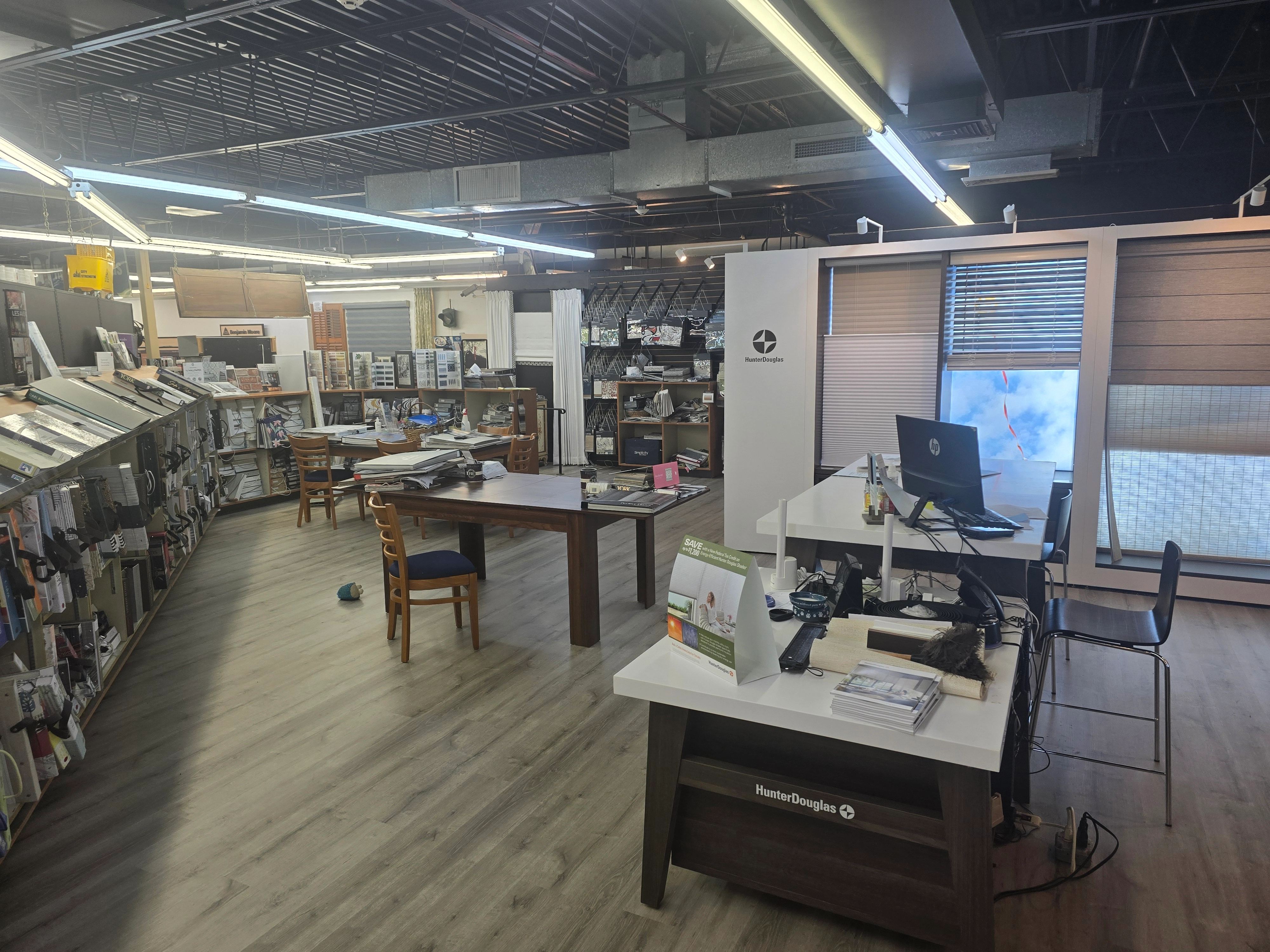 Tuckahoe paint and glass showroom.