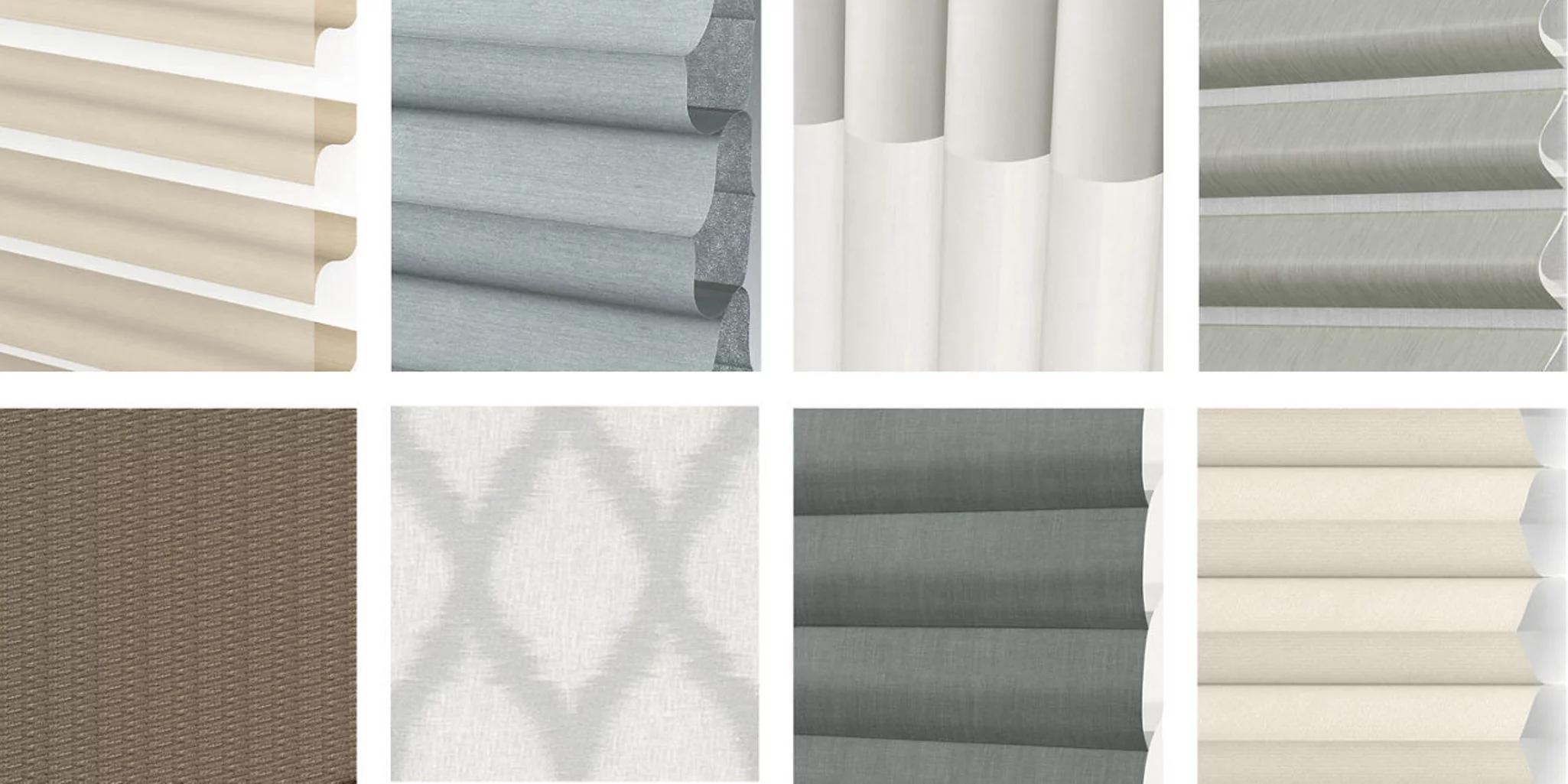 Hunter Douglas product options swatch close-up