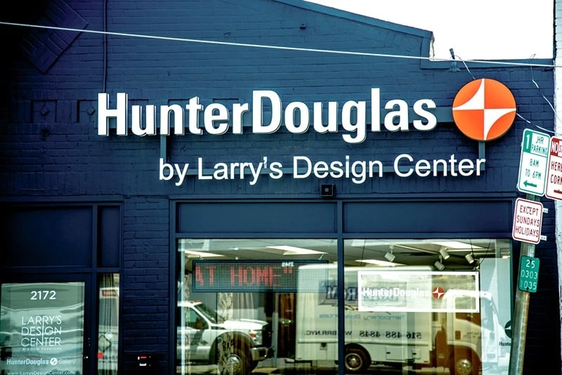 Larry's Design Center storefront.