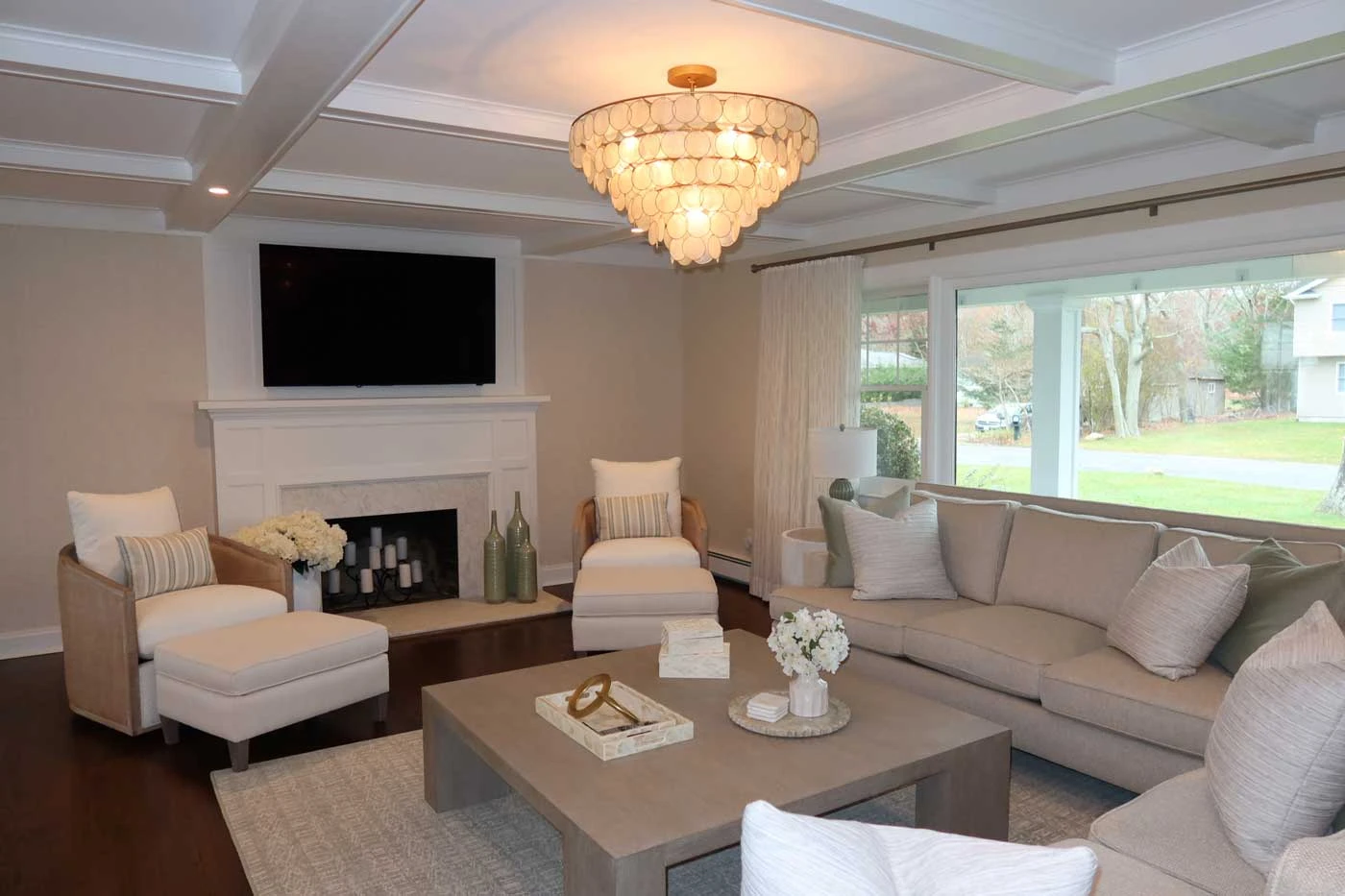 Living room interior design by JM Windows