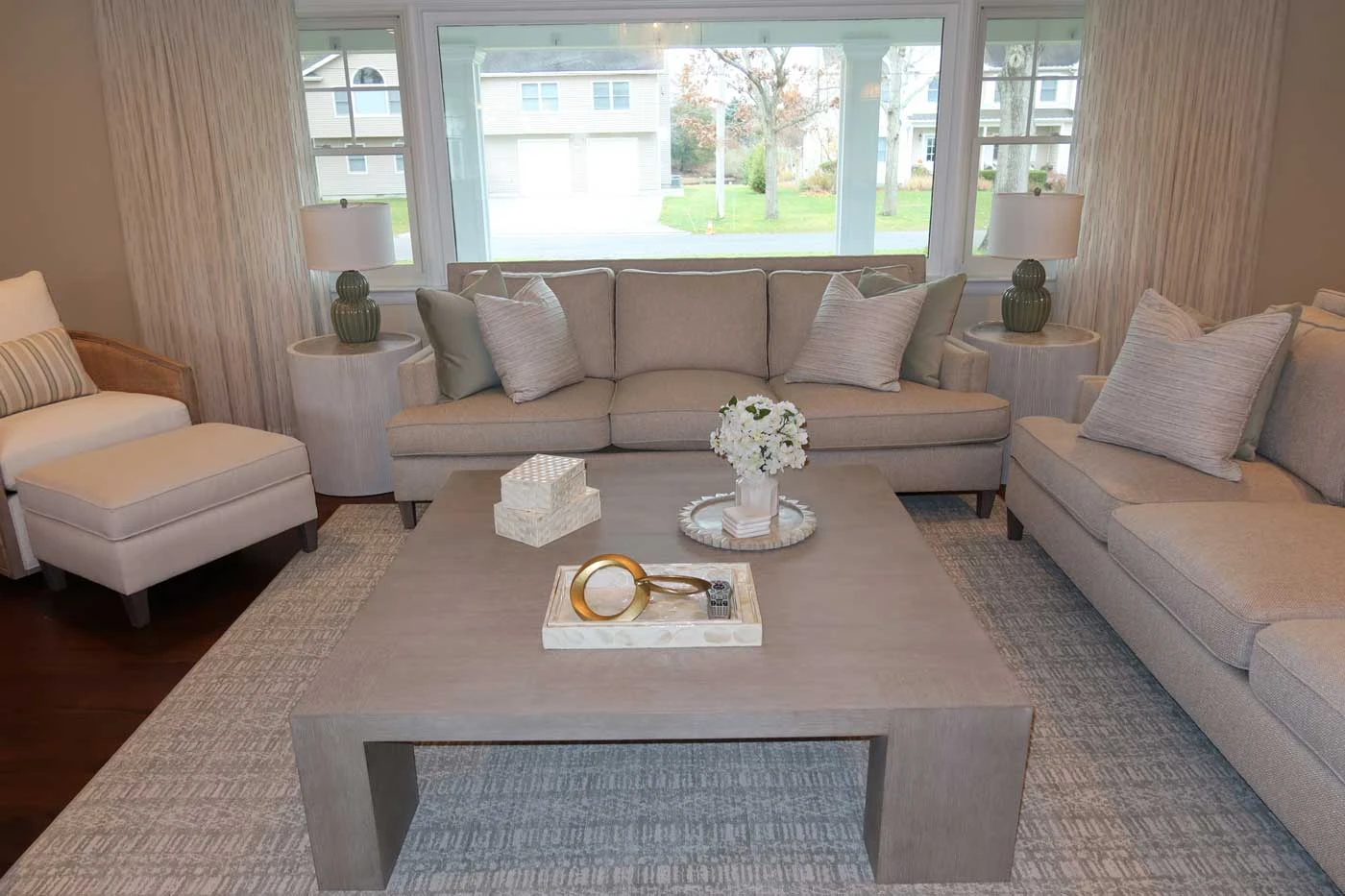 Living room interior design by JM Windows