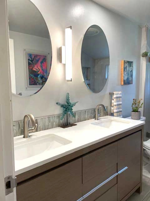 Bathroom vanity.