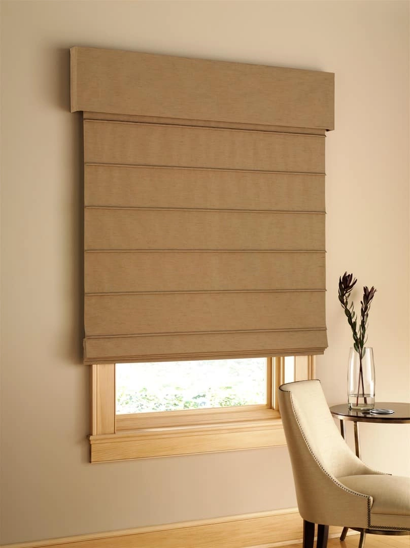 Design Studio™ Roman Shades near Anaheim, California (CA) by Hunter Douglas with PowerViewⓇ Automation