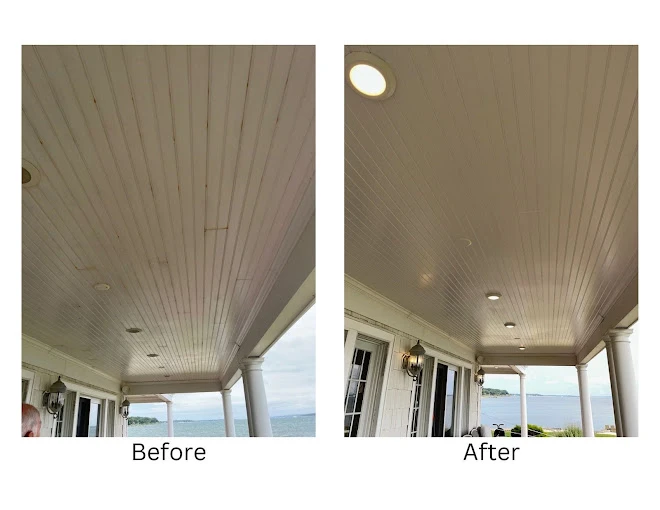 Painted Porch Ceiling 