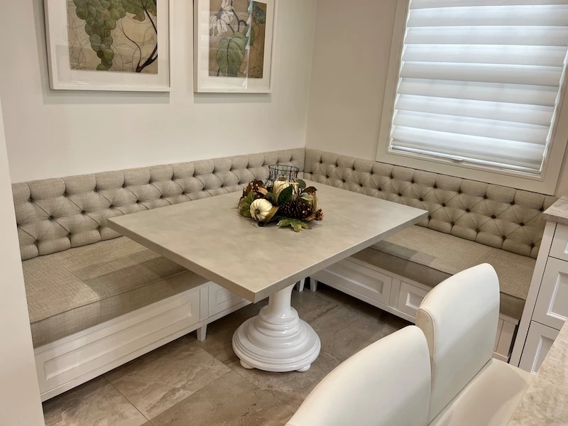 Bench upholstery job