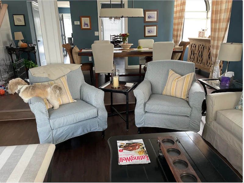 Chair slip cover Upholstery Job