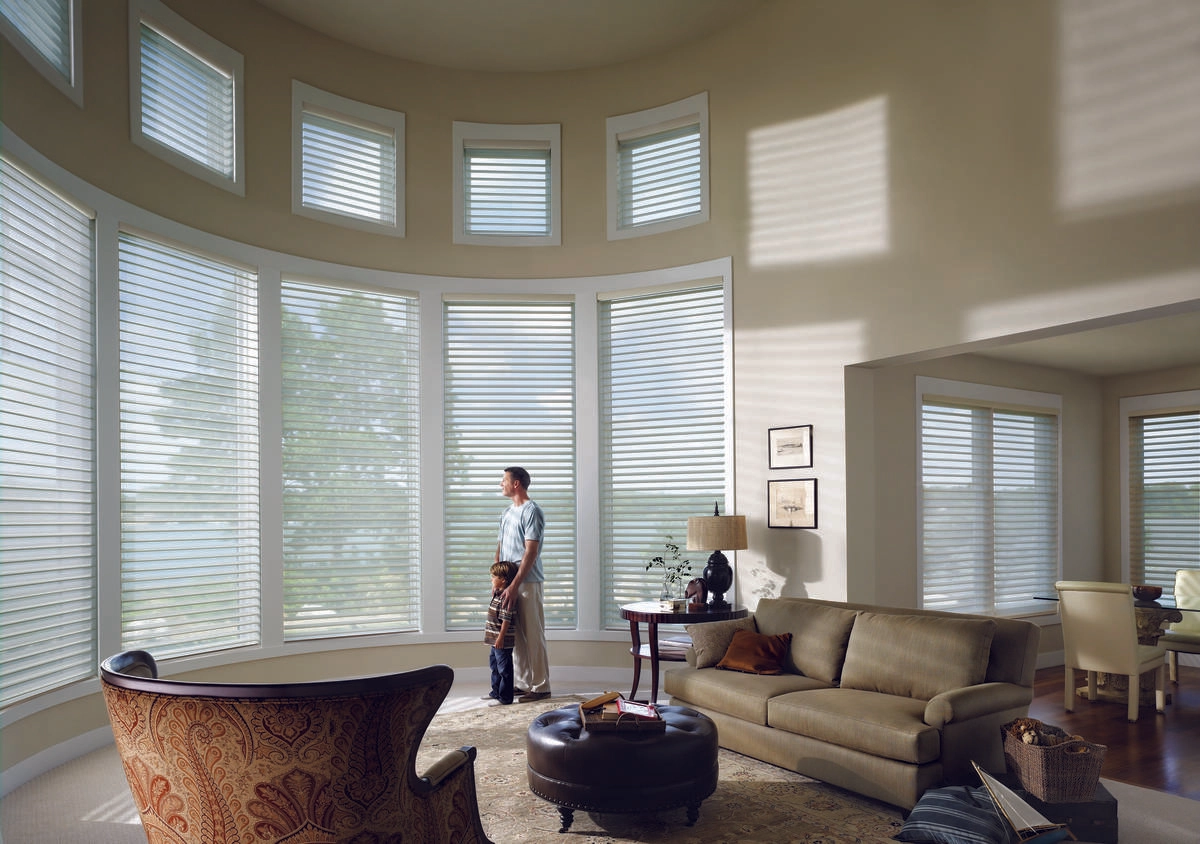 Custom window treatments for your home office near Nassau, New York (NY) including sheer shadings