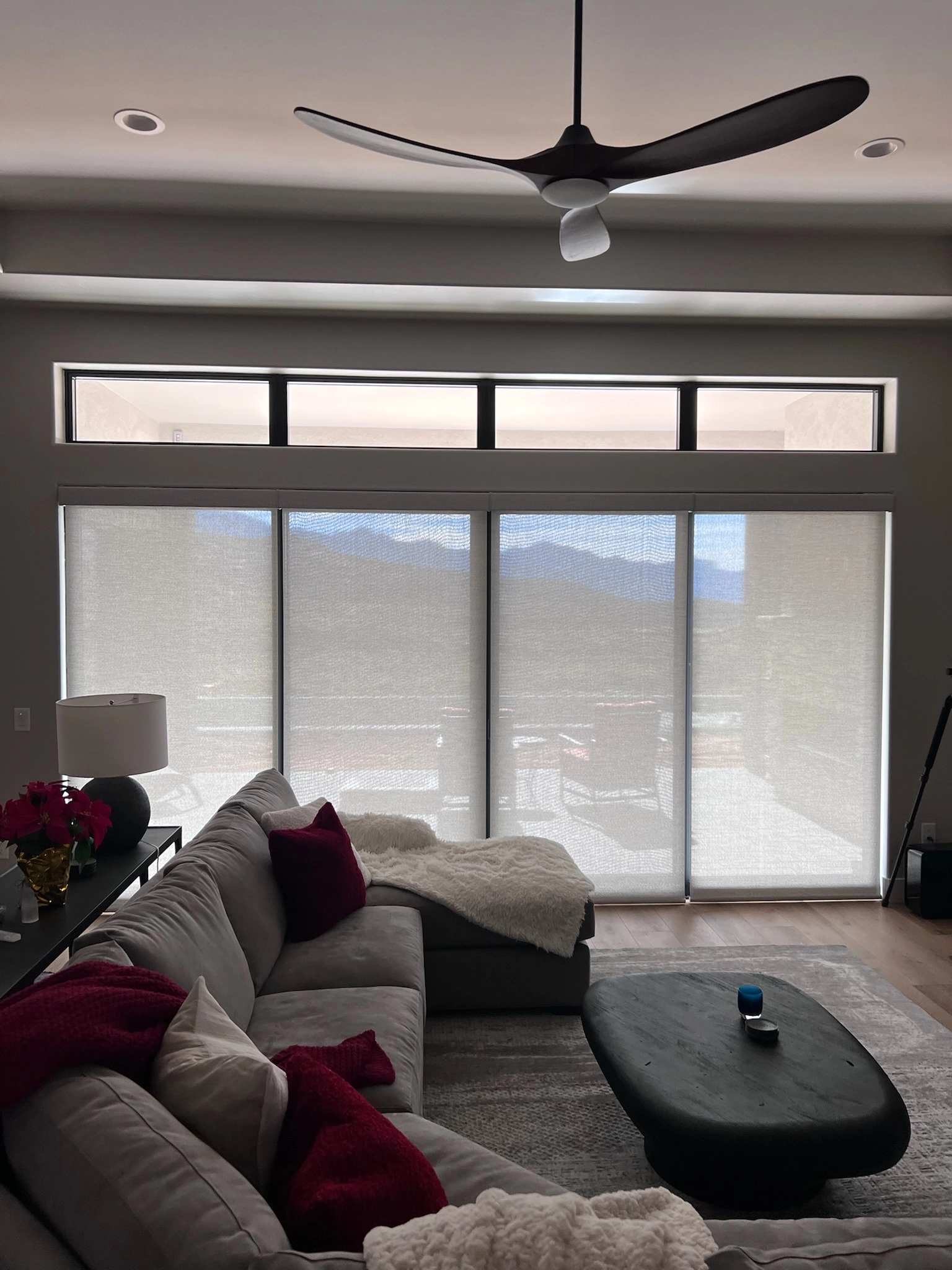 Custom roller shades