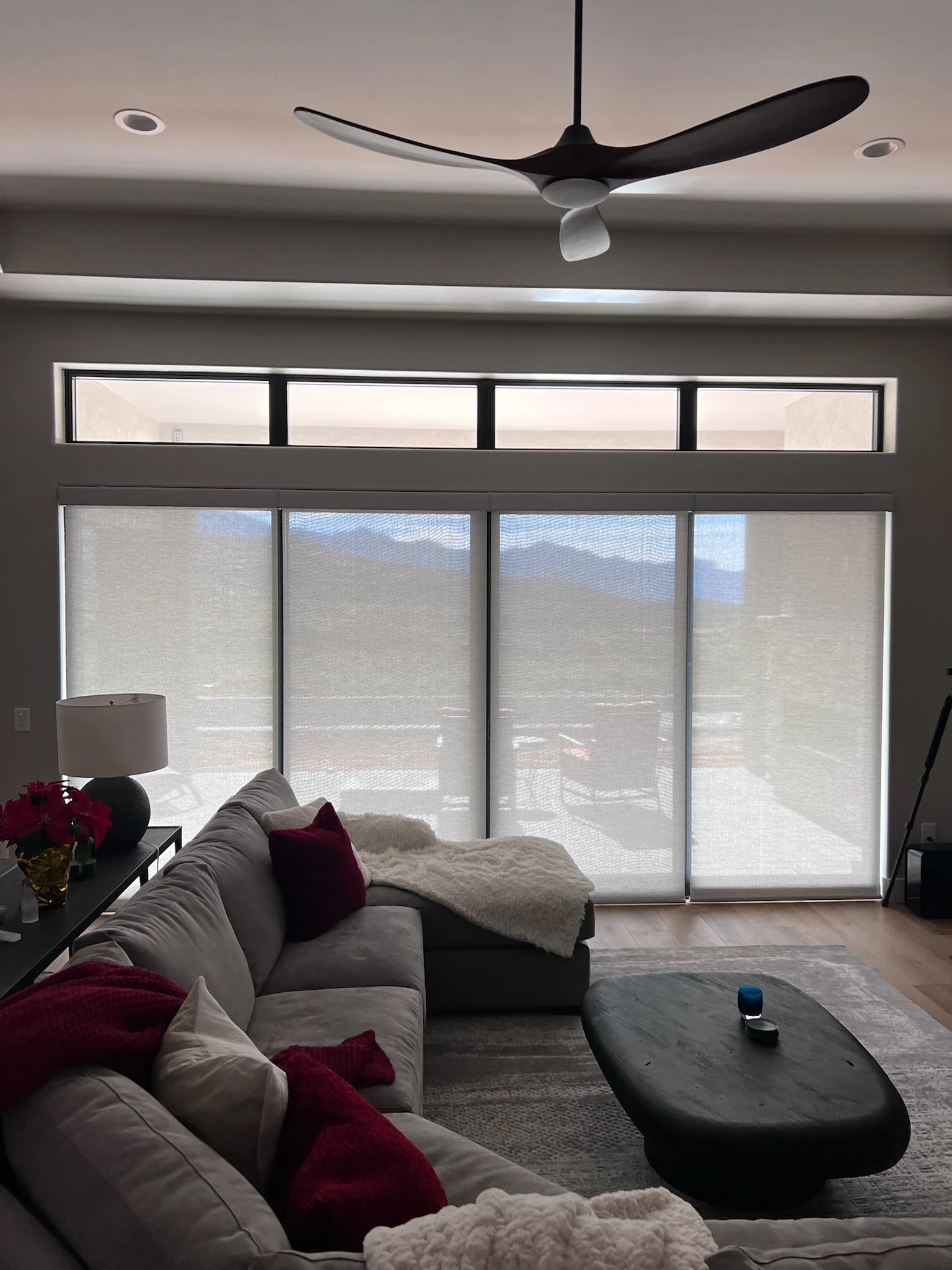 Custom roller shades