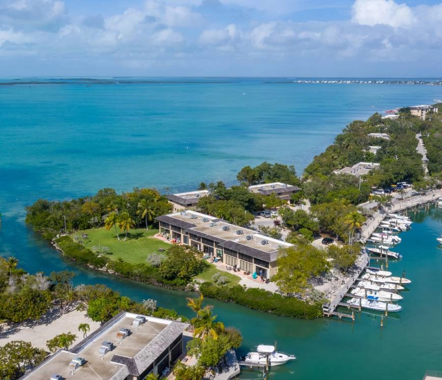 Aerial image of Buttonwood Bay near Key Largo, Florida (FL) 