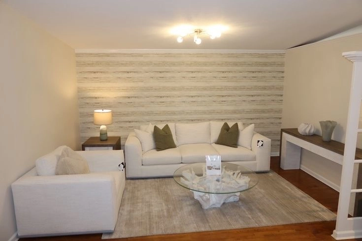 Living room scene in the showroom.