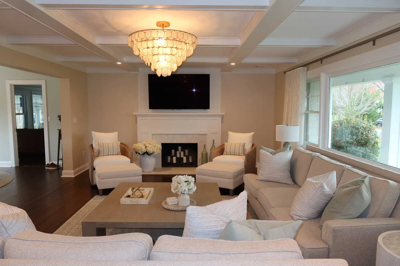 Living room interior design by JM Windows