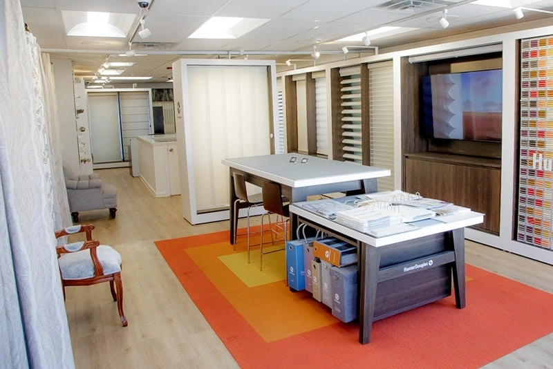 Larry's Design Center showroom.