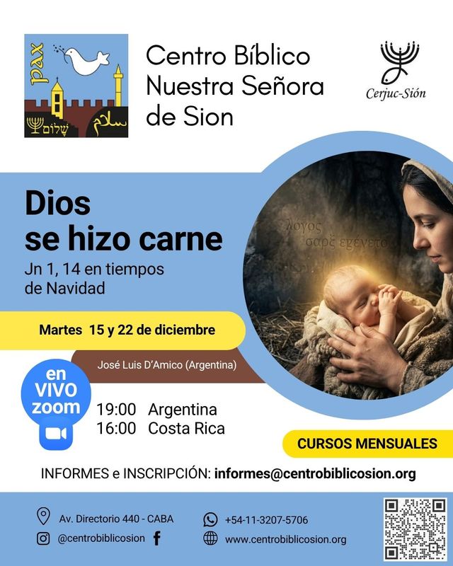 Pieza promocional del curso Juan 1:14 — Navidad