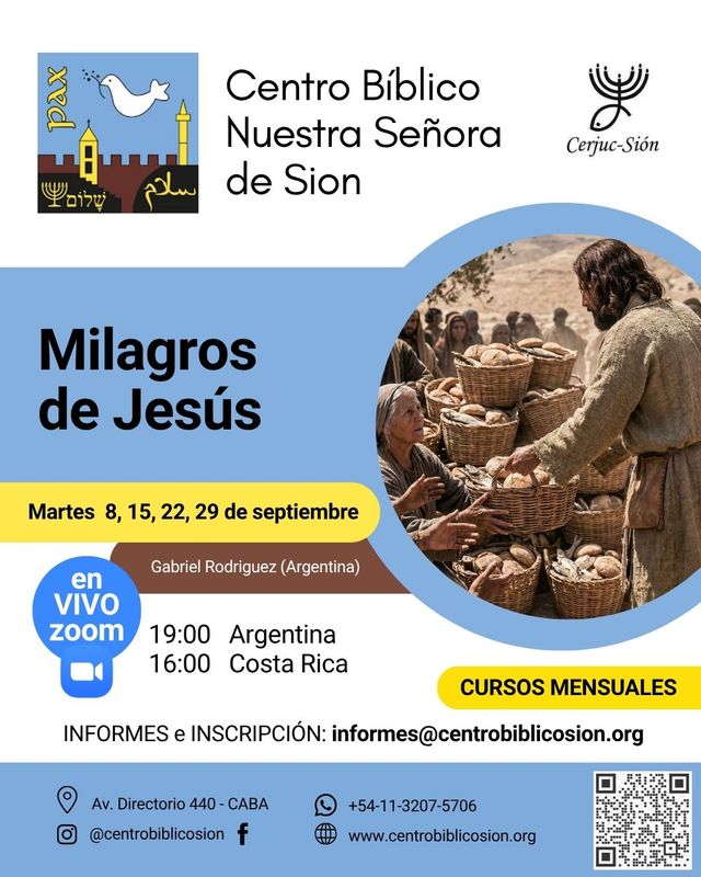 Pieza promocional del curso Los Milagros