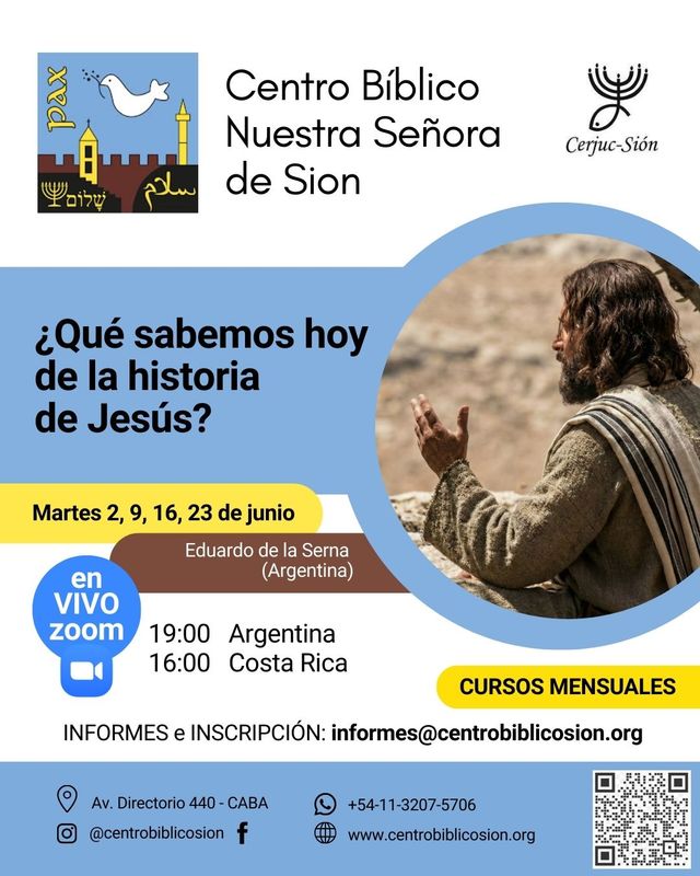 Pieza promocional del curso Historia de Jesús