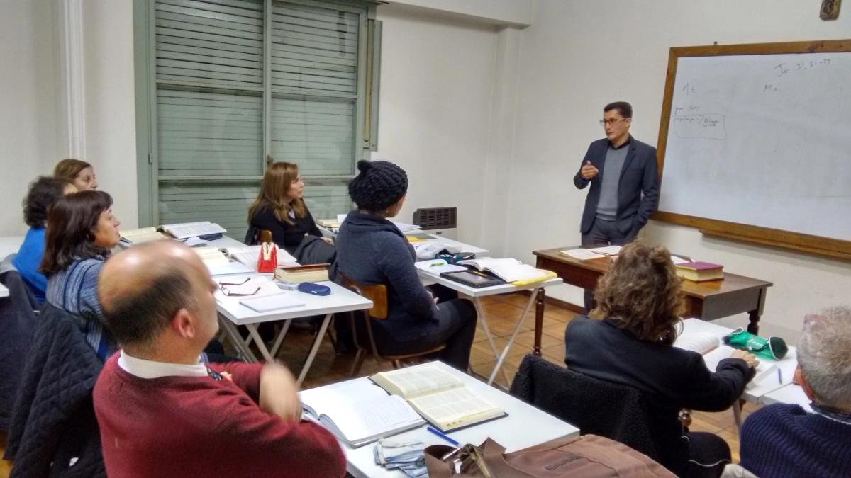 Clase de la Escuela Bíblica