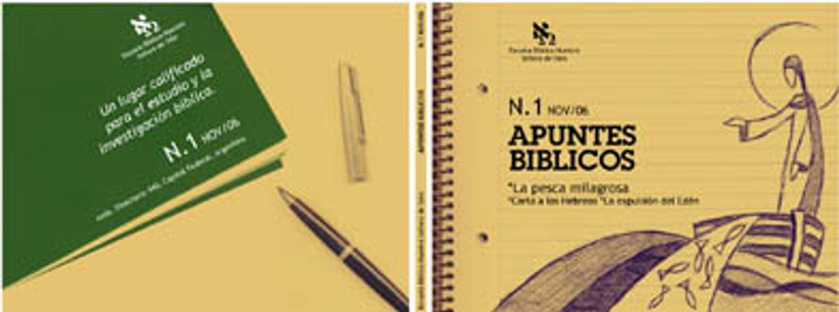 Tapa de la publicación Apuntes Bíblicos N.1