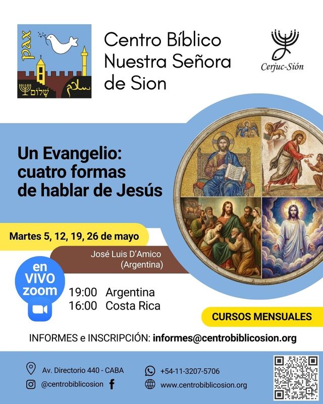 Pieza promocional del curso Los Evangelios y Jesús