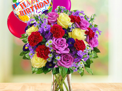 Birthday Vase