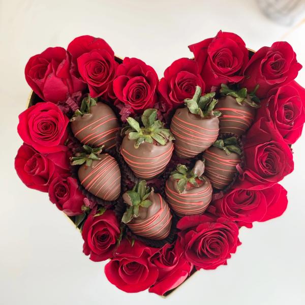 Bouquet de Fresas con Chocolate