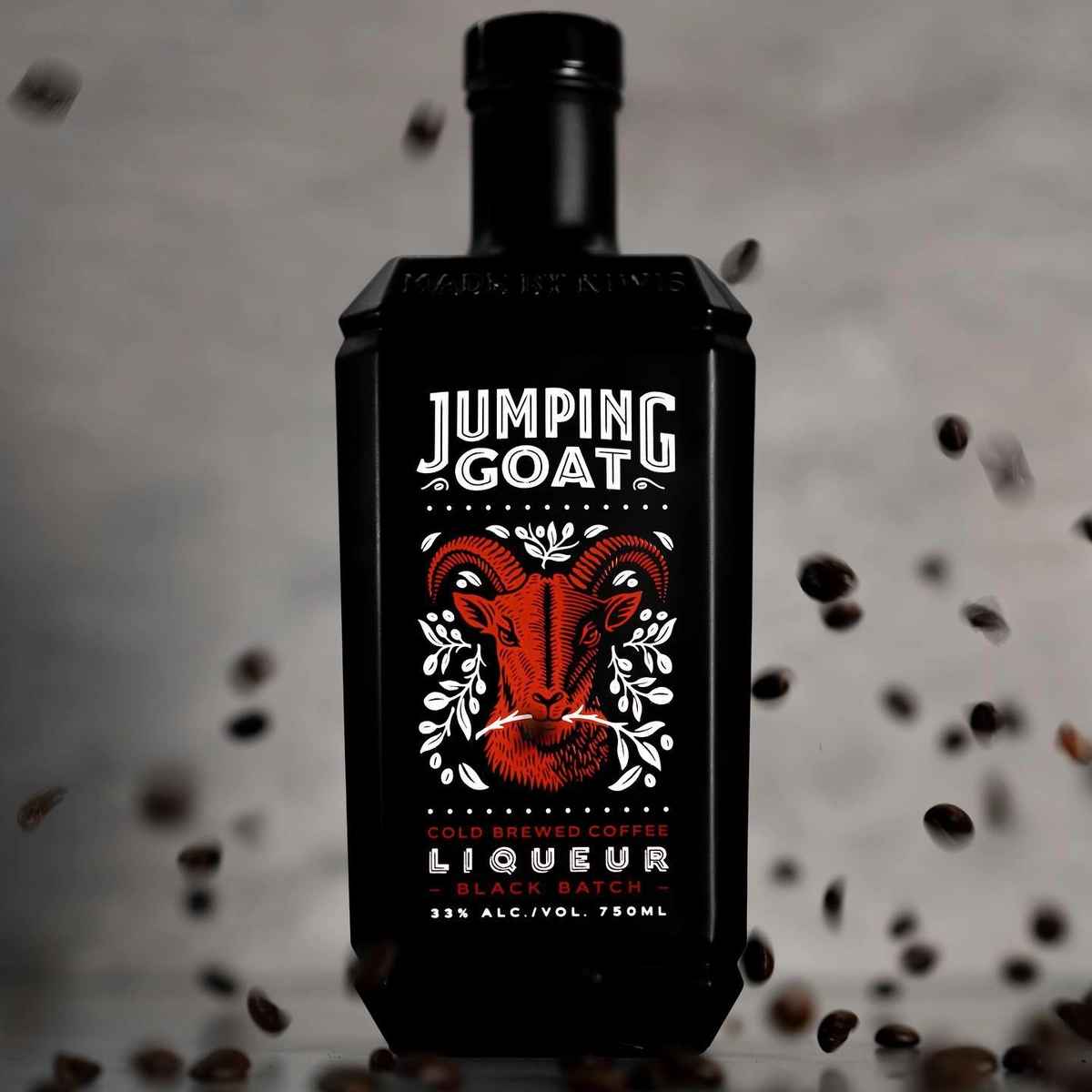 Premium Liquor Jumping Goat Coffee Infused Whiskey Liqueur