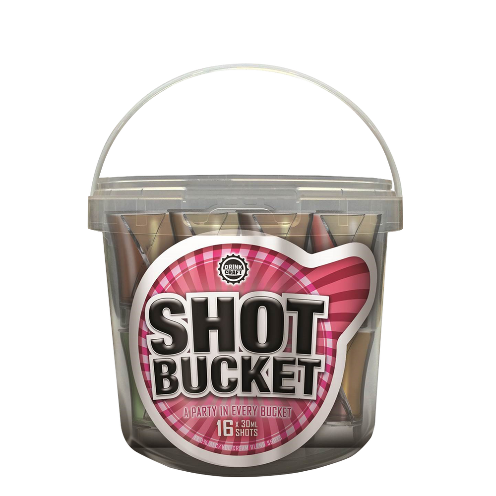 Premium Liquor Drink Craft 16 Shot Bucket