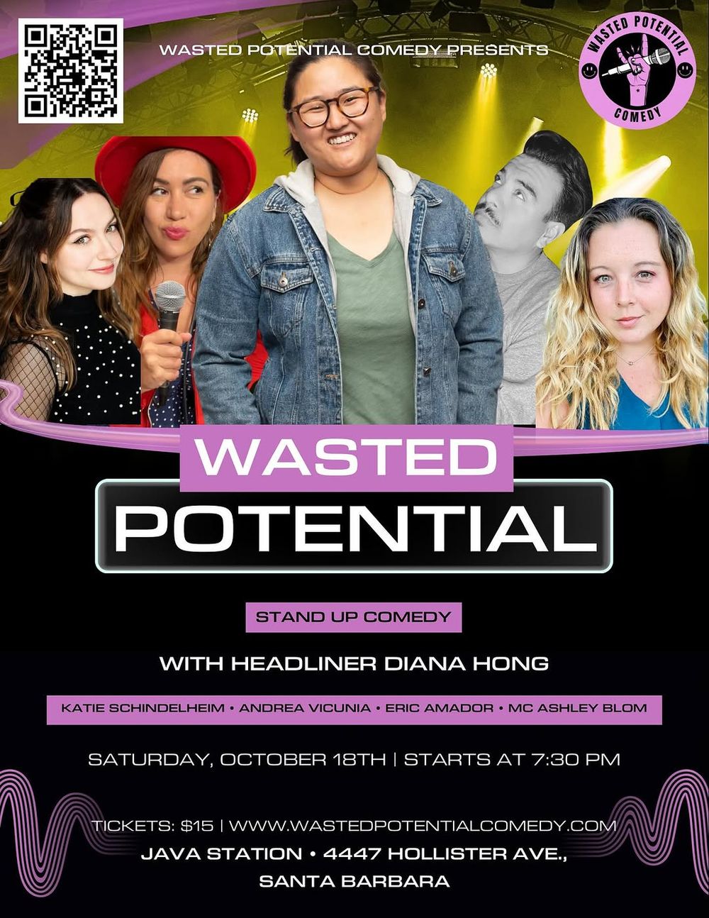 Comedy Night Lineup! Saturday October 18th at Java Station! 7:30 PM 

Get ready to laugh u