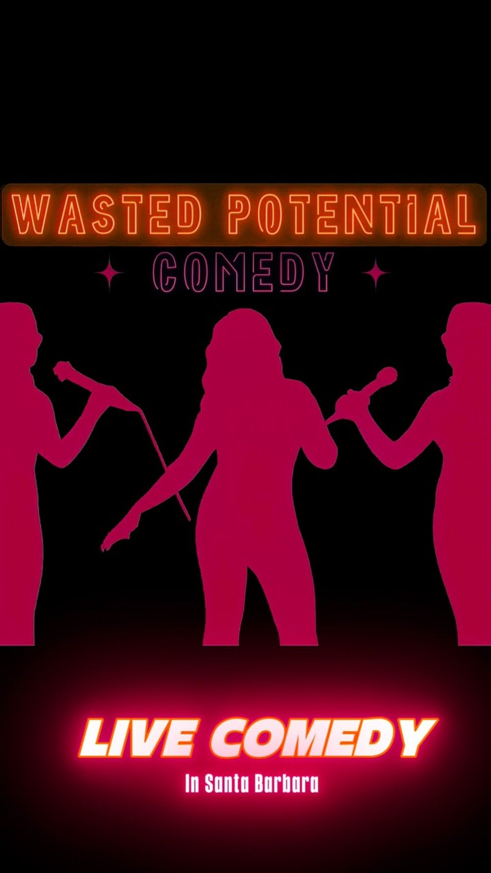 Wasted Potential Comedy is where Santa Barbara comes to laugh. 🎤 Every month we bring in 