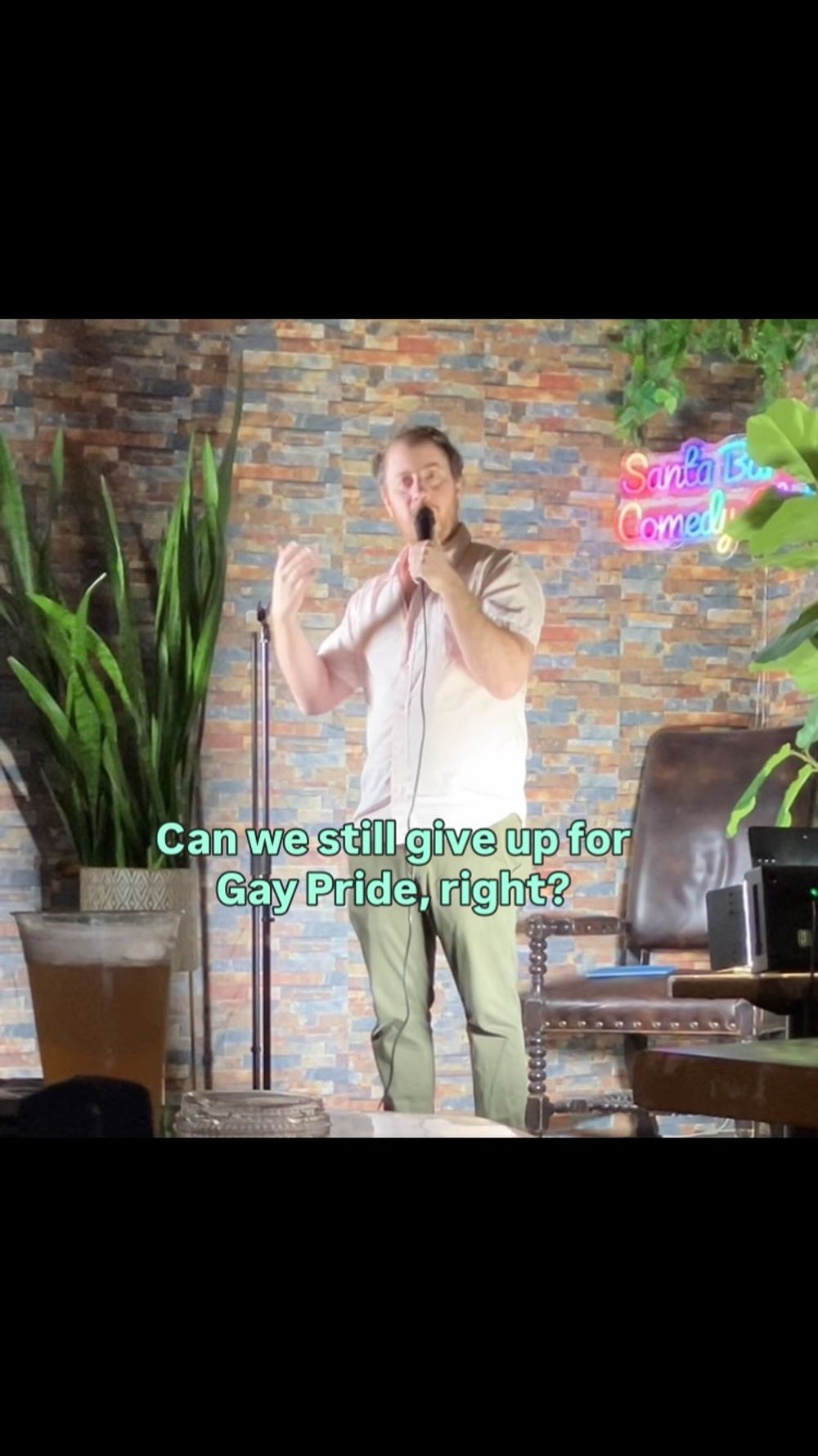 Happy Pride/Rainbow Capitalism month!  A clip from a @wastedpotentialcomedy show at @coffe