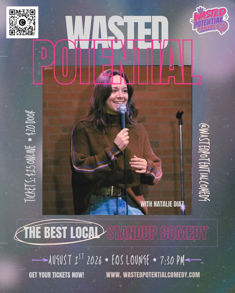 Natalie Dia is joining us for our first ever comedy show at EOS Santa Barbara, and we coul